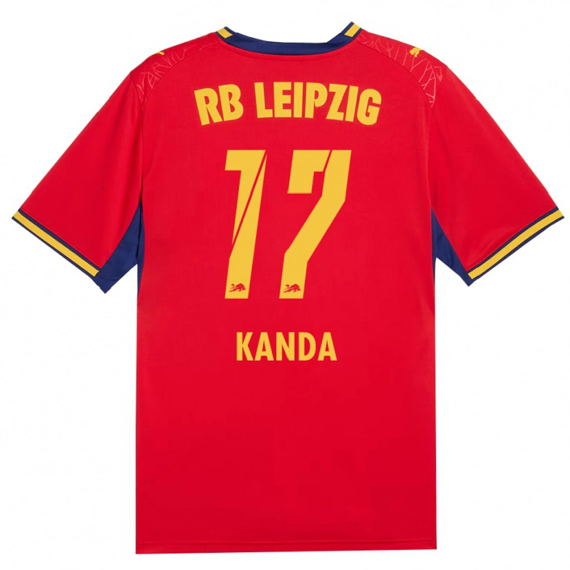 Danxen Damen Taito Kanda #17 Rot Gelb Königsblau Auswärtstrikot Trikot 2026/27 T-Shirt Schweiz