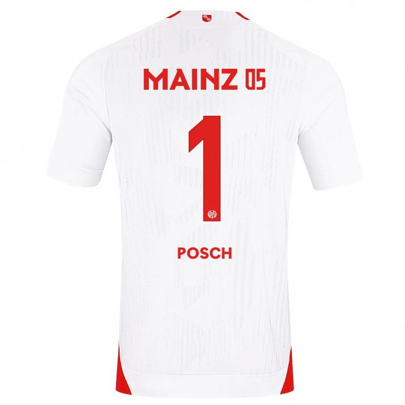 Danxen Damen Daniel Posch #1 Weiß Rot Gelb Auswärtstrikot Trikot 2026/27 T-Shirt Schweiz