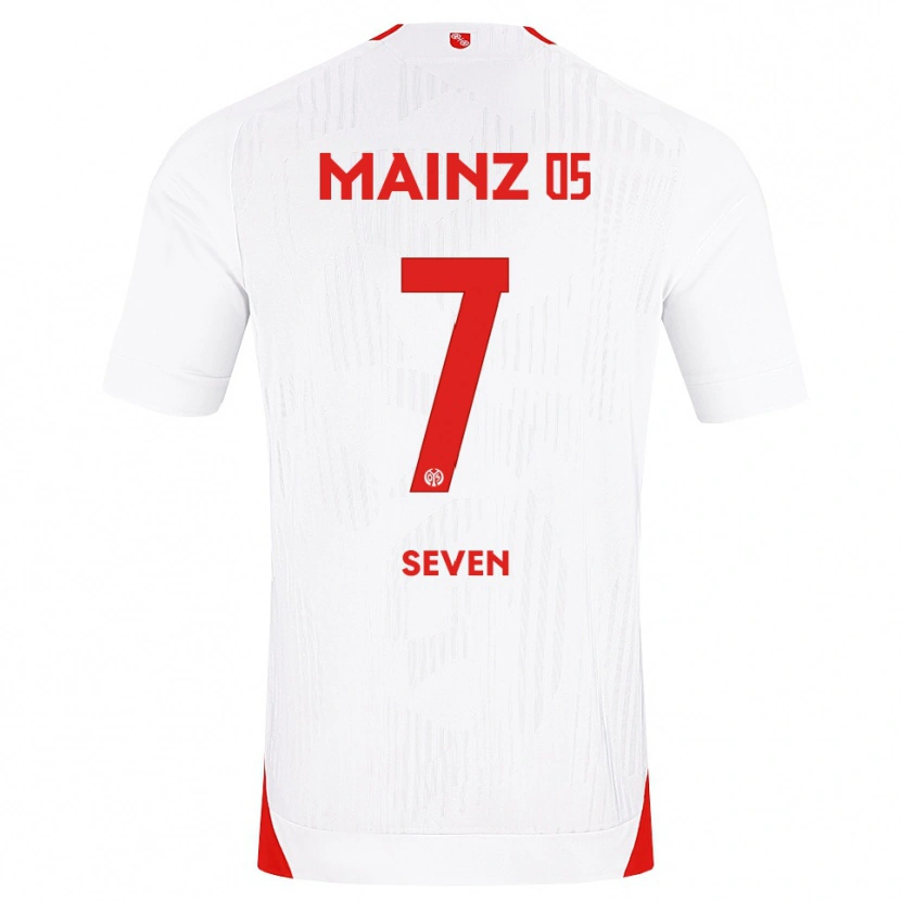 Danxen Damen Justin Seven #7 Weiß Rot Gelb Auswärtstrikot Trikot 2026/27 T-Shirt Schweiz