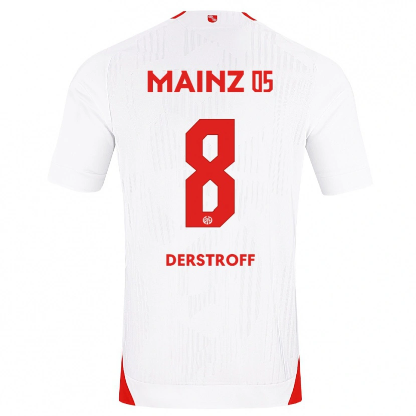 Danxen Damen Julian Derstroff #8 Weiß Rot Gelb Auswärtstrikot Trikot 2026/27 T-Shirt Schweiz