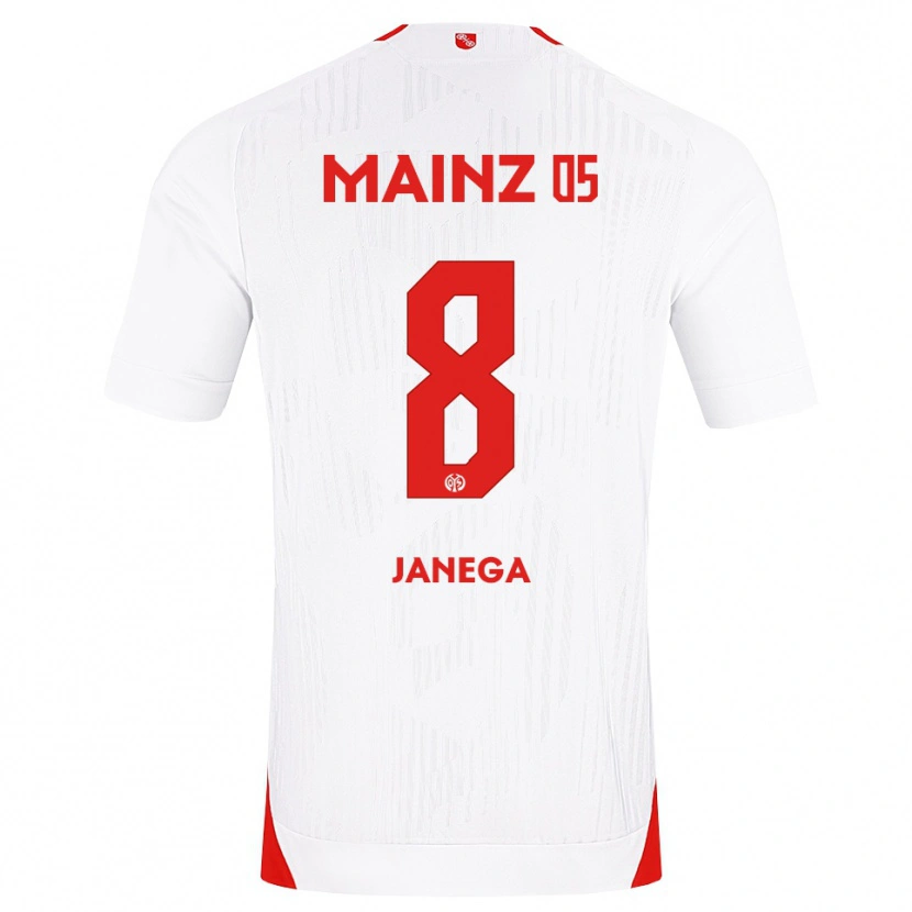 Danxen Damen Jan Janega #8 Weiß Rot Gelb Auswärtstrikot Trikot 2026/27 T-Shirt Schweiz