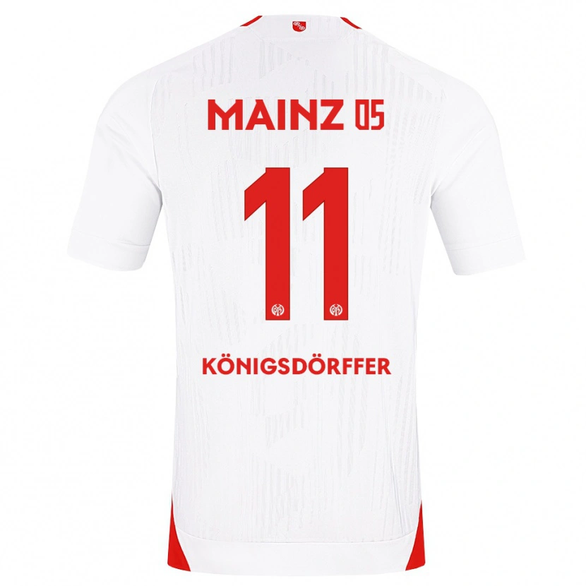 Danxen Damen Ransford Königsdörffer #11 Weiß Rot Gelb Auswärtstrikot Trikot 2026/27 T-Shirt Schweiz