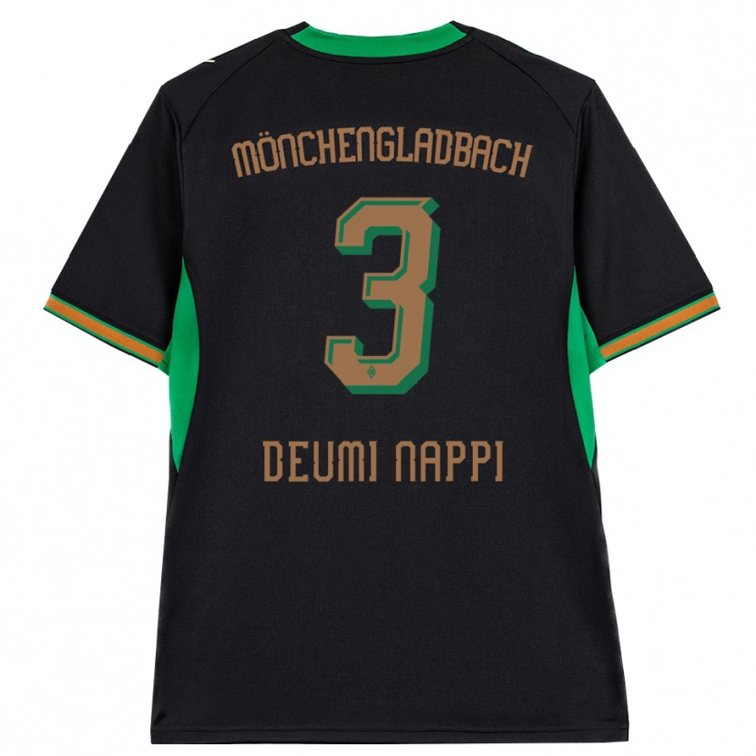 Danxen Damen Dimitrie Deumi Nappi #3 Schwarz Orange Grün Braun Auswärtstrikot Trikot 2026/27 T-Shirt Schweiz