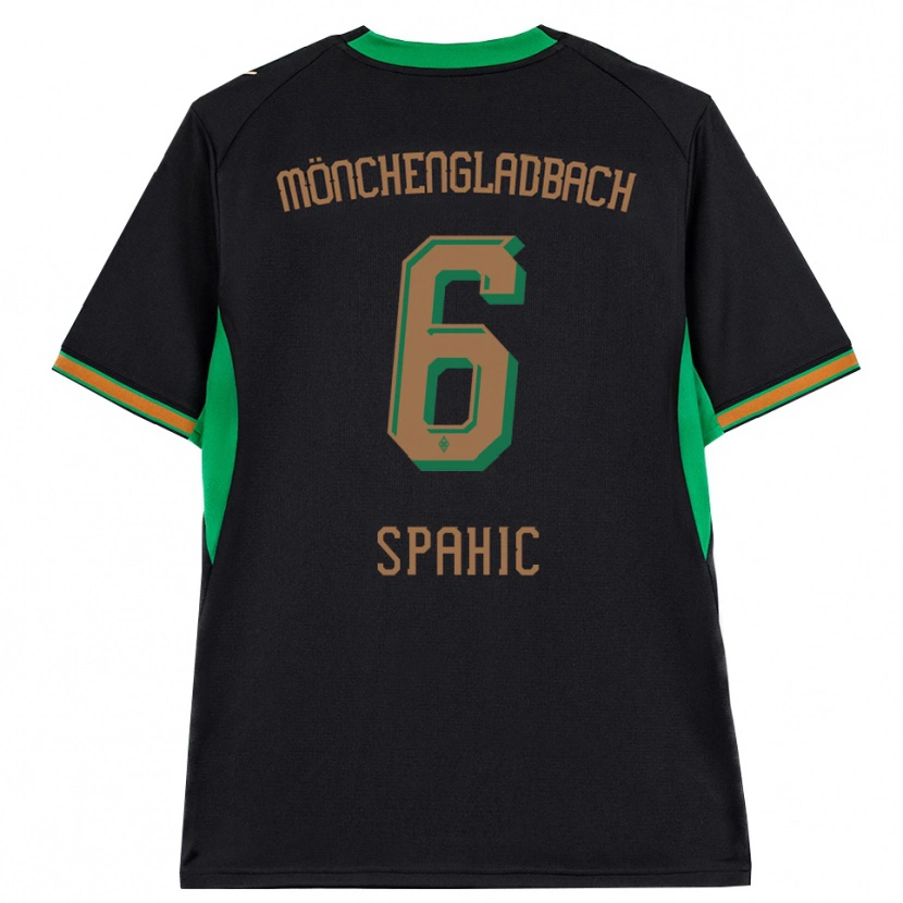 Danxen Damen Armin Spahic #6 Schwarz Orange Grün Braun Auswärtstrikot Trikot 2026/27 T-Shirt Schweiz