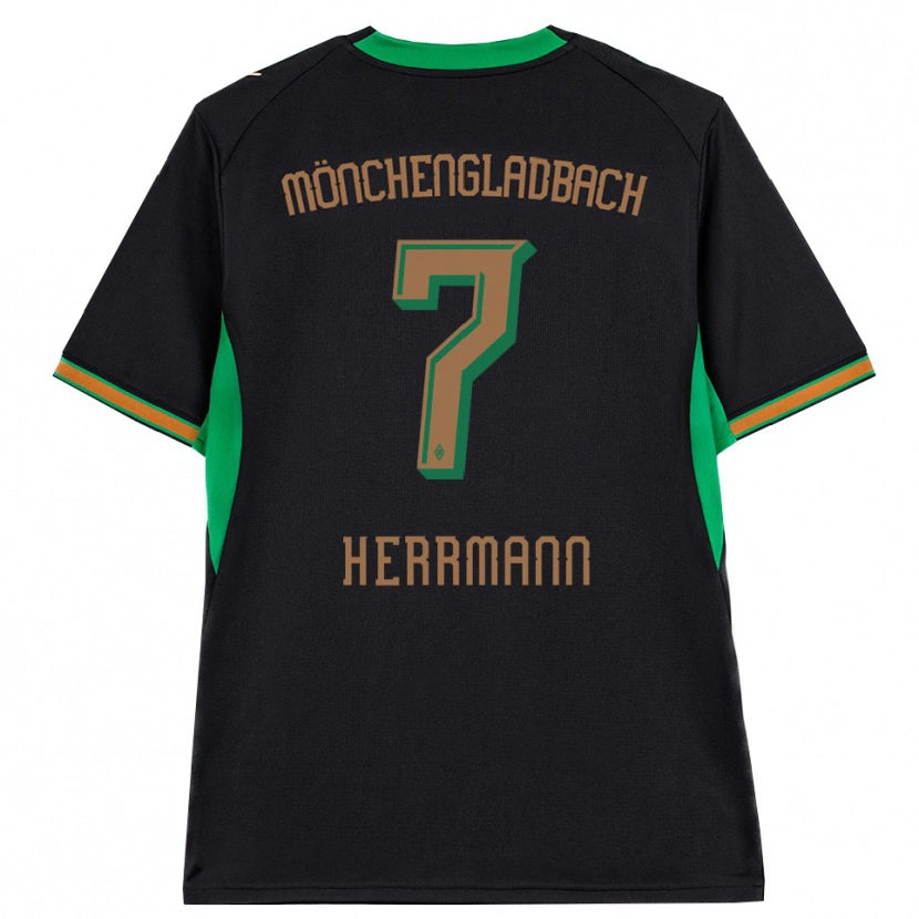 Danxen Damen Patrick Herrmann #7 Schwarz Orange Grün Braun Auswärtstrikot Trikot 2026/27 T-Shirt Schweiz