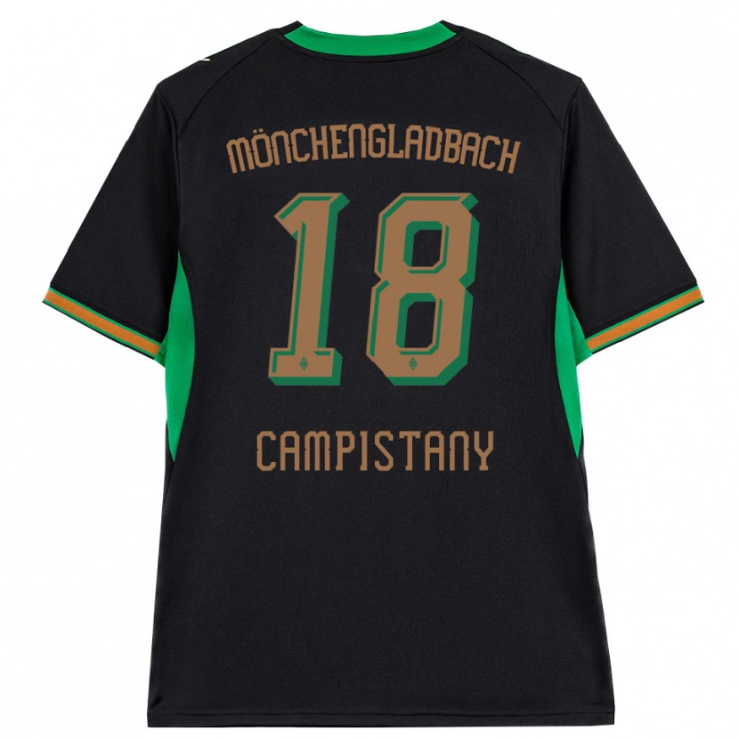 Danxen Damen Erik Corominas Campistany #18 Schwarz Orange Grün Braun Auswärtstrikot Trikot 2026/27 T-Shirt Schweiz