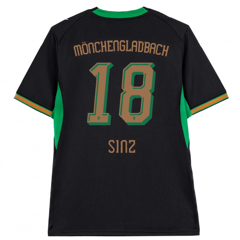 Danxen Damen Michelle Sinz #18 Schwarz Orange Grün Braun Auswärtstrikot Trikot 2026/27 T-Shirt Schweiz