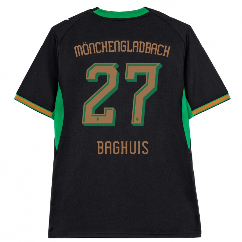 Danxen Damen Chantal Baghuis #27 Schwarz Orange Grün Braun Auswärtstrikot Trikot 2026/27 T-Shirt Schweiz
