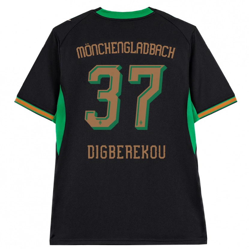 Danxen Damen Ibrahim Digberekou #37 Schwarz Orange Grün Braun Auswärtstrikot Trikot 2026/27 T-Shirt Schweiz