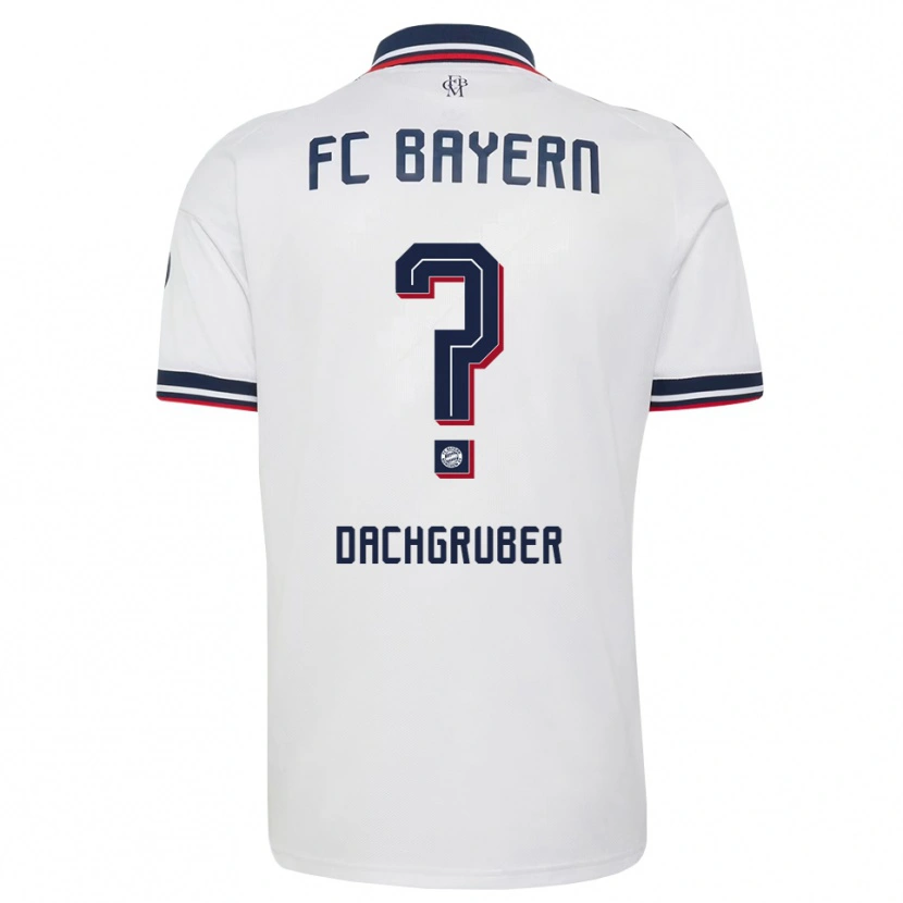 Danxen Damen Timo Dachgruber #0 Weiß Grau Rot Auswärtstrikot Trikot 2026/27 T-Shirt Schweiz