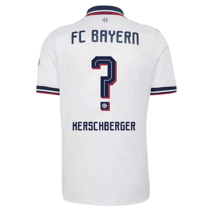 Danxen Damen Paul Kerschberger #0 Weiß Grau Rot Auswärtstrikot Trikot 2026/27 T-Shirt Schweiz