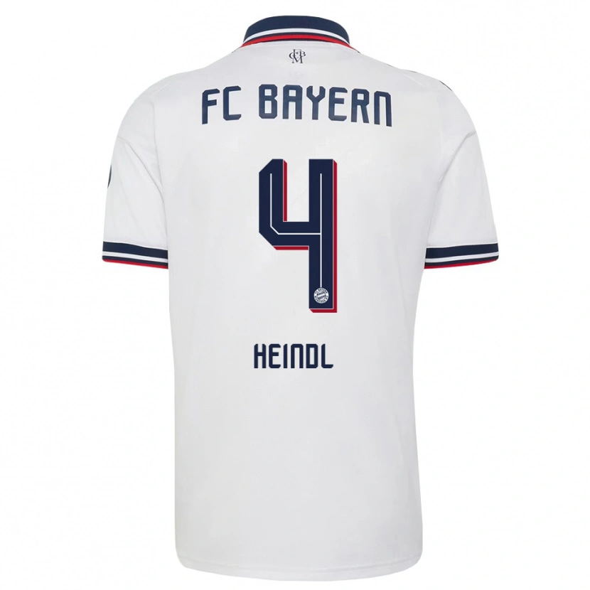 Danxen Damen David Heindl #4 Weiß Grau Rot Auswärtstrikot Trikot 2026/27 T-Shirt Schweiz