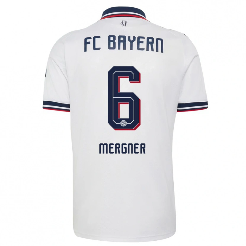 Danxen Damen Max Mergner #6 Weiß Grau Rot Auswärtstrikot Trikot 2026/27 T-Shirt Schweiz