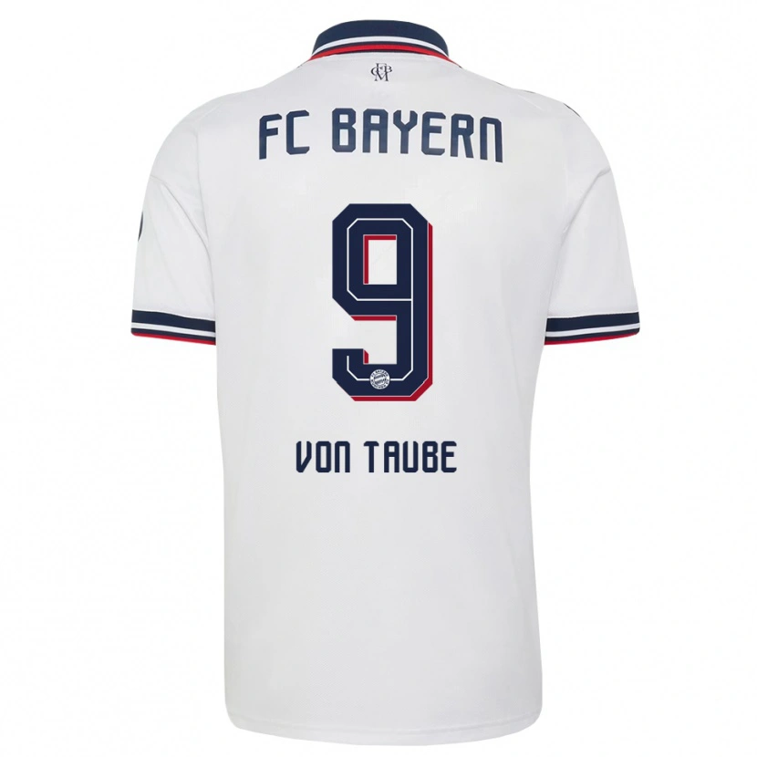 Danxen Damen Philipp Von Taube #9 Weiß Grau Rot Auswärtstrikot Trikot 2026/27 T-Shirt Schweiz