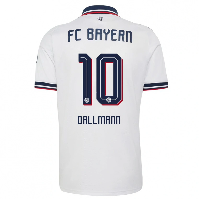 Danxen Damen Linda Dallmann #10 Weiß Grau Rot Auswärtstrikot Trikot 2026/27 T-Shirt Schweiz