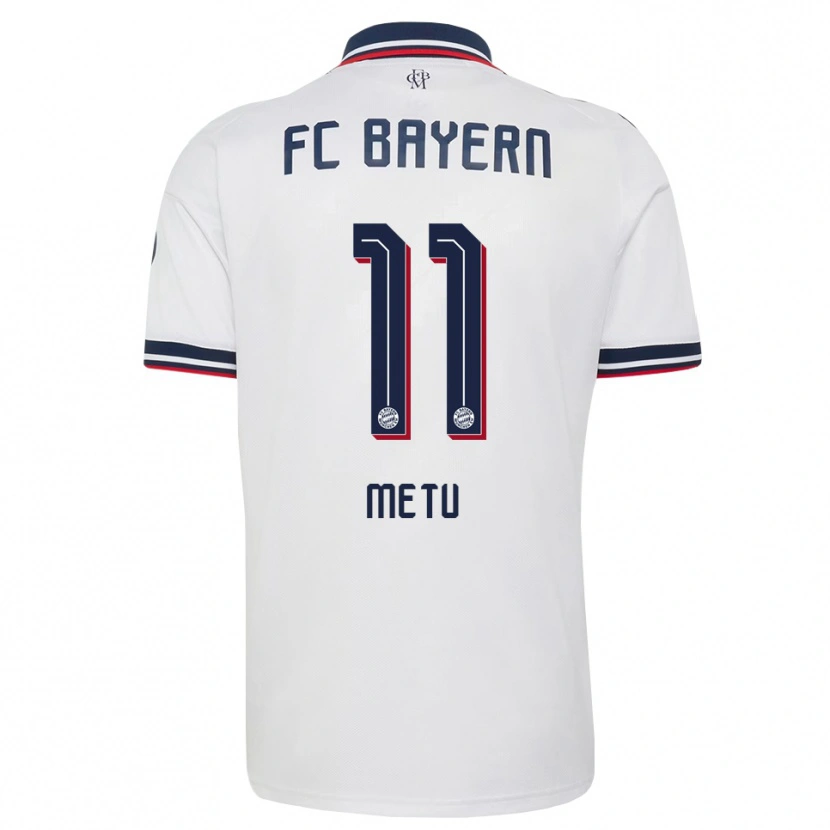 Danxen Damen Emilian Metu #11 Weiß Grau Rot Auswärtstrikot Trikot 2026/27 T-Shirt Schweiz
