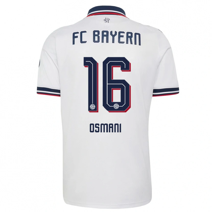 Danxen Damen Erblin Osmani #16 Weiß Grau Rot Auswärtstrikot Trikot 2026/27 T-Shirt Schweiz