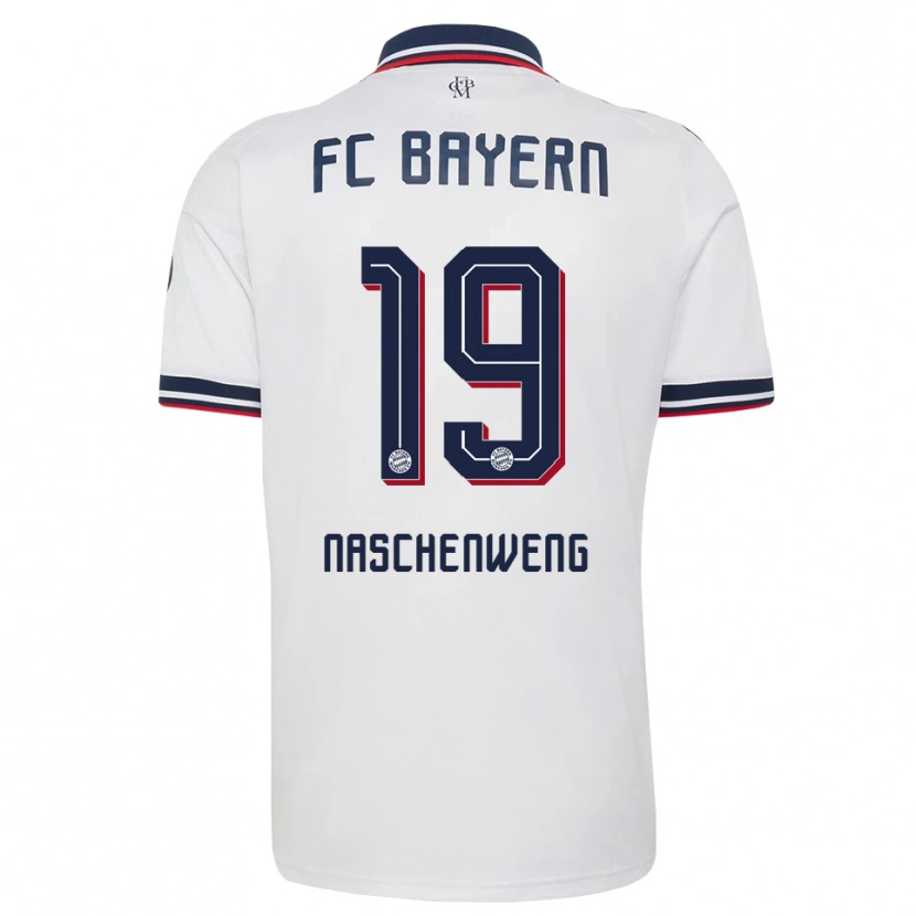 Danxen Damen Katharina Naschenweng #19 Weiß Grau Rot Auswärtstrikot Trikot 2026/27 T-Shirt Schweiz