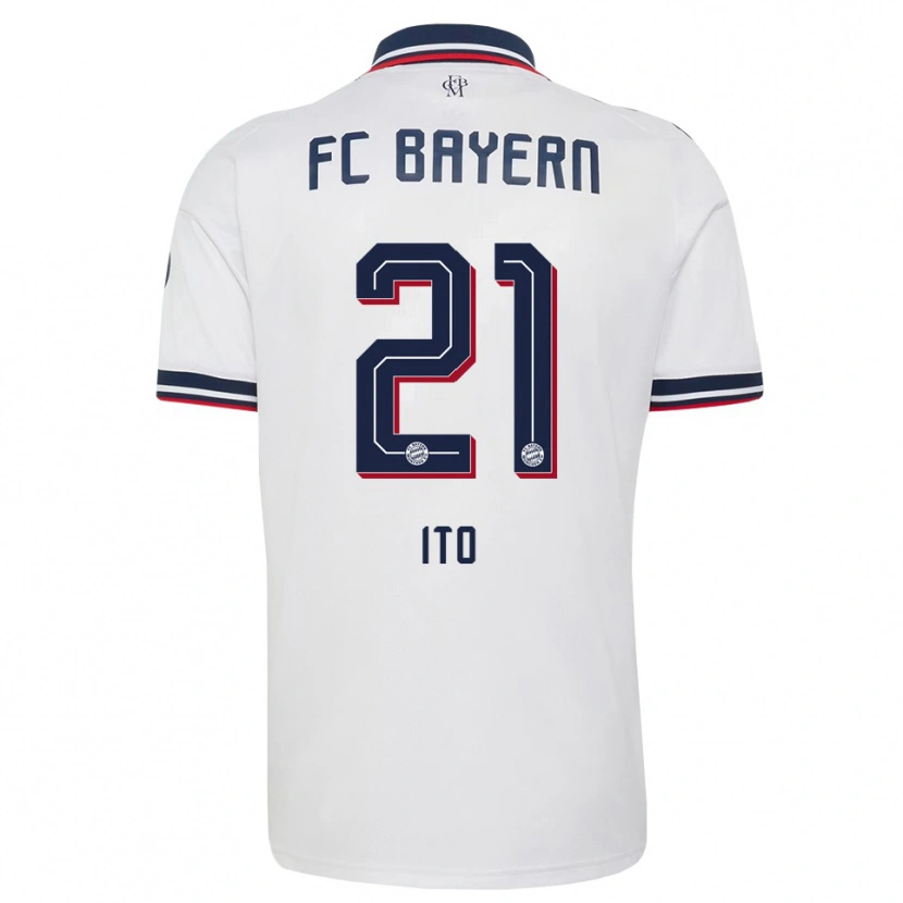 Danxen Damen Hiroki Ito #21 Weiß Grau Rot Auswärtstrikot Trikot 2026/27 T-Shirt Schweiz
