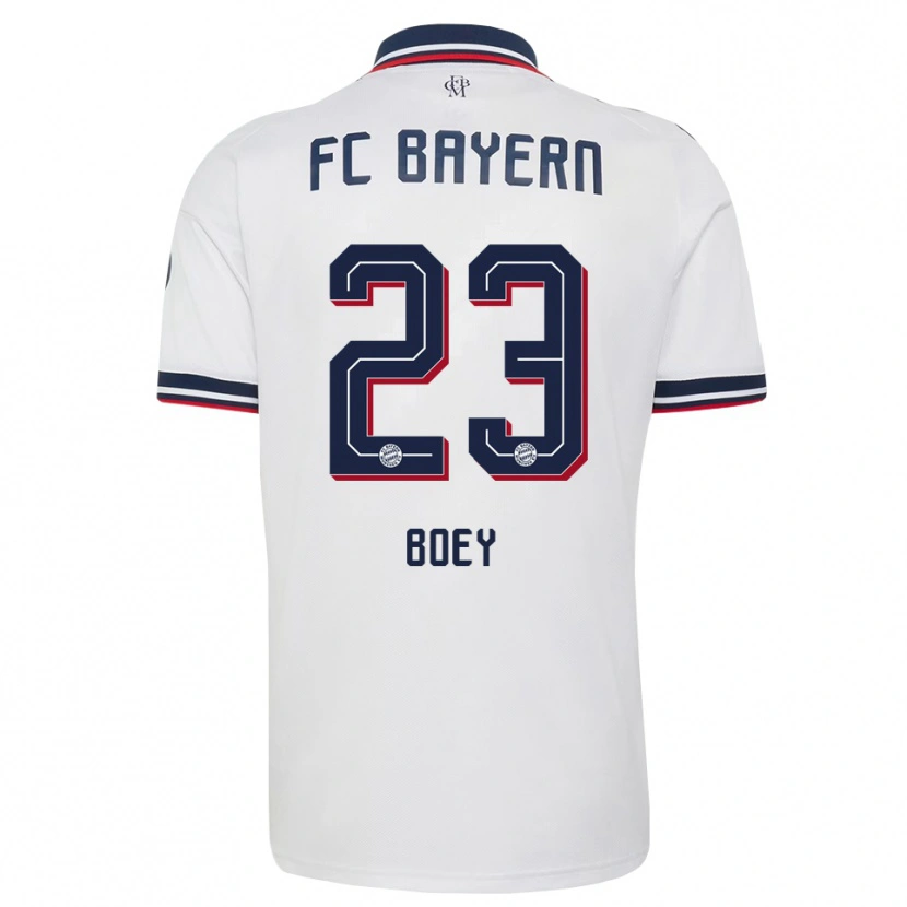 Danxen Damen Sacha Boey #23 Weiß Grau Rot Auswärtstrikot Trikot 2026/27 T-Shirt Schweiz