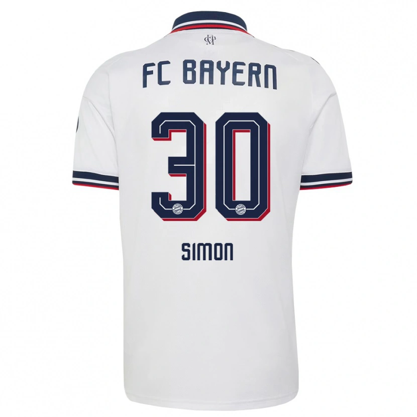 Danxen Damen Carolin Simon #30 Weiß Grau Rot Auswärtstrikot Trikot 2026/27 T-Shirt Schweiz