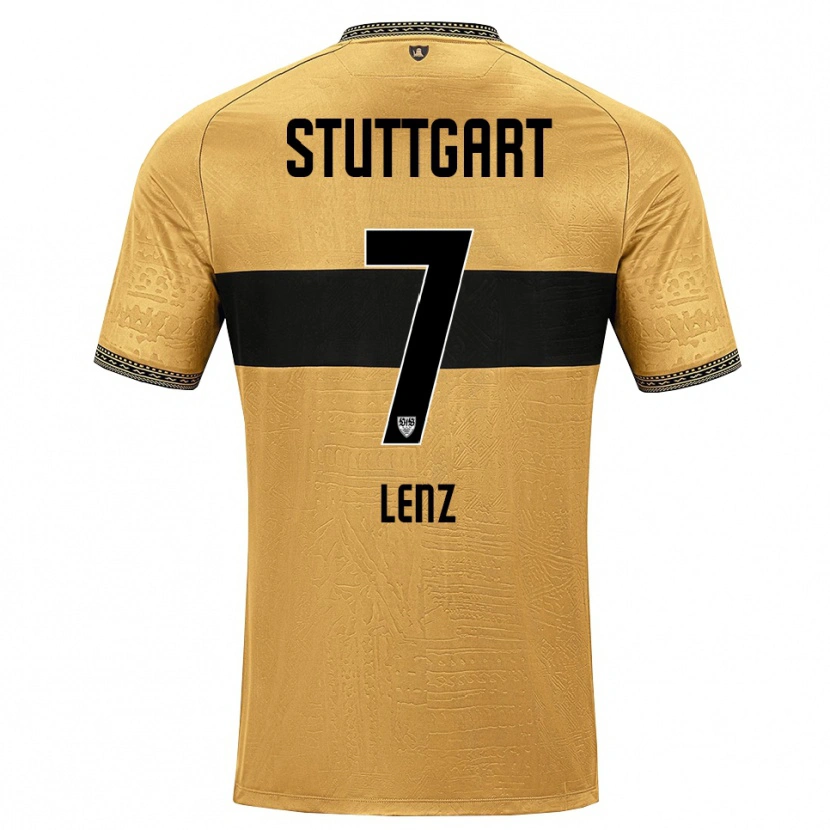 Danxen Damen Vadim Lenz #7 Braun Schwarz Weiß Auswärtstrikot Trikot 2026/27 T-Shirt Schweiz