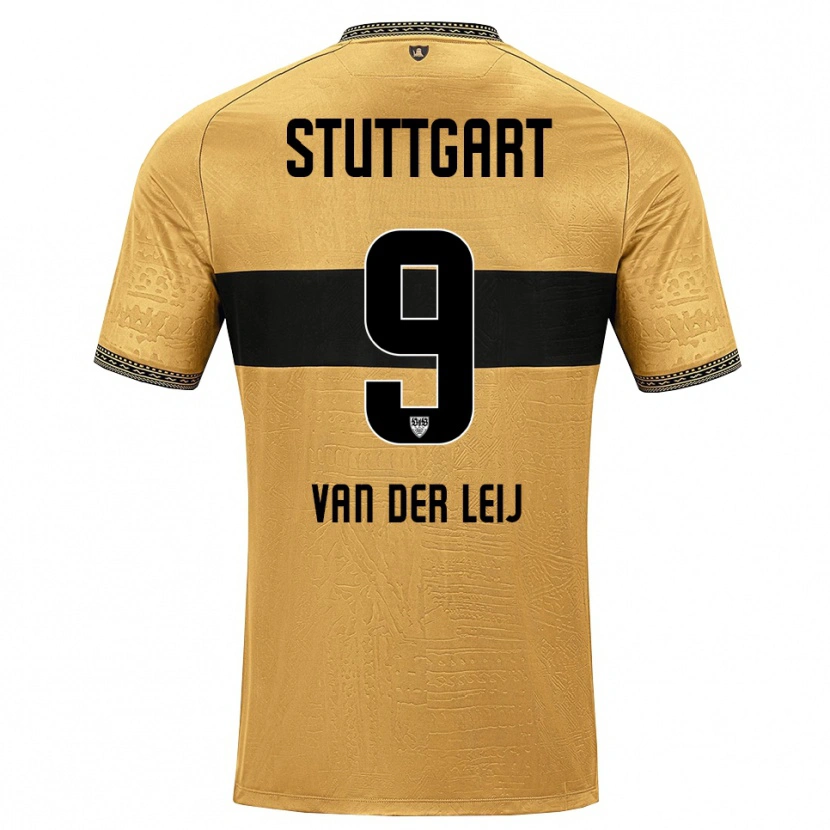 Danxen Damen Tim Van Der Leij #9 Braun Schwarz Weiß Auswärtstrikot Trikot 2026/27 T-Shirt Schweiz