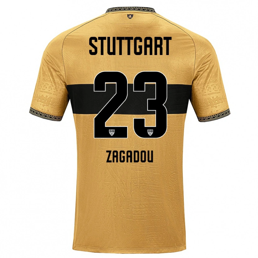 Danxen Damen Dan-Axel Zagadou #23 Braun Schwarz Weiß Auswärtstrikot Trikot 2026/27 T-Shirt Schweiz