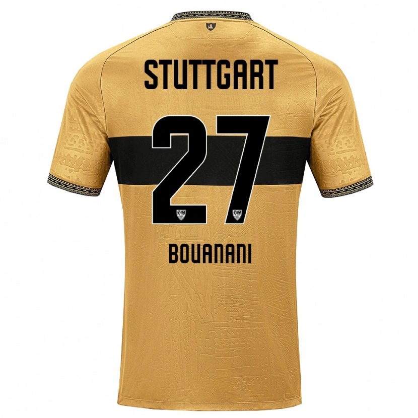 Danxen Damen Badredine Bouanani #27 Braun Schwarz Weiß Auswärtstrikot Trikot 2026/27 T-Shirt Schweiz