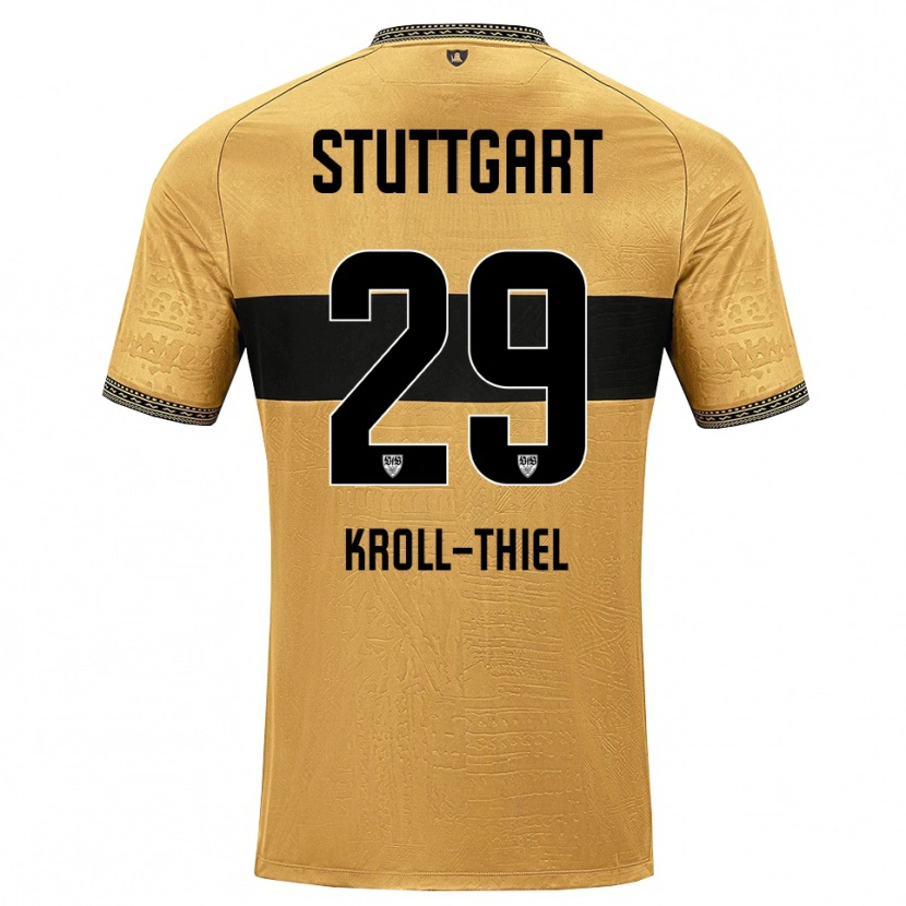 Danxen Damen Colin Kroll-Thiel #29 Braun Schwarz Weiß Auswärtstrikot Trikot 2026/27 T-Shirt Schweiz