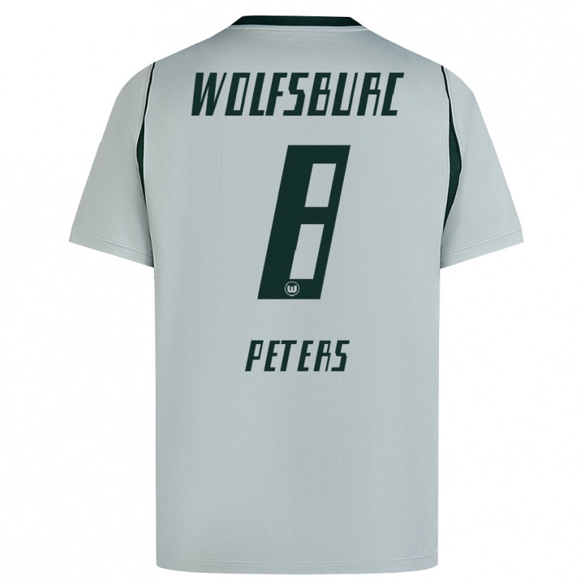 Danxen Damen Bent Peters #8 Grau Grün Auswärtstrikot Trikot 2026/27 T-Shirt Schweiz