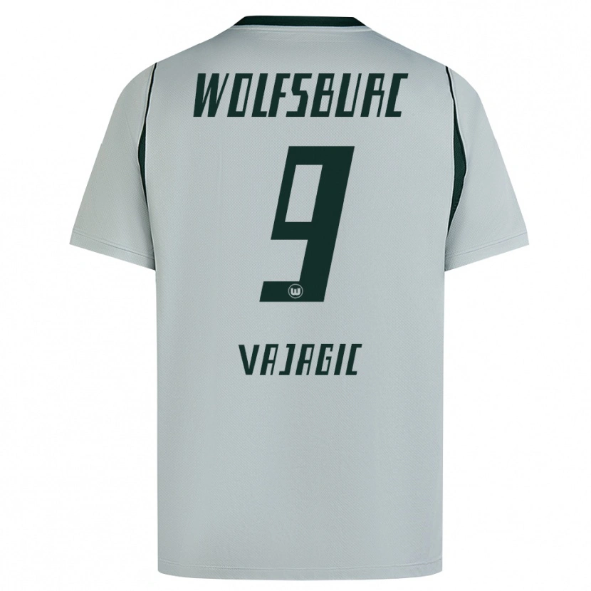 Danxen Damen David Vajagic #9 Grau Grün Auswärtstrikot Trikot 2026/27 T-Shirt Schweiz