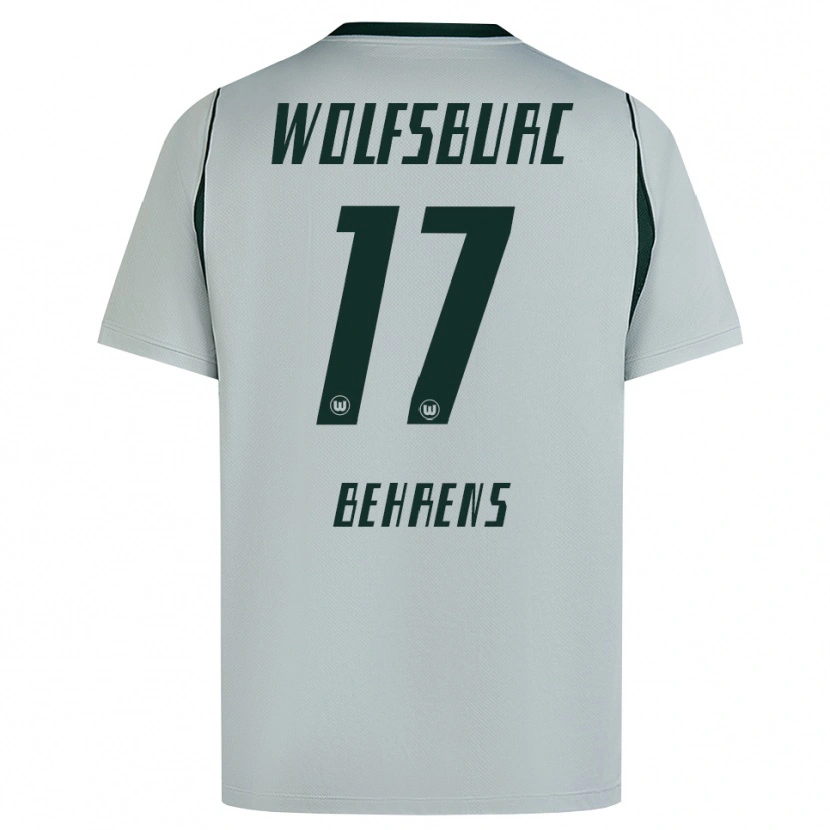Danxen Damen Kevin Behrens #17 Grau Grün Auswärtstrikot Trikot 2026/27 T-Shirt Schweiz