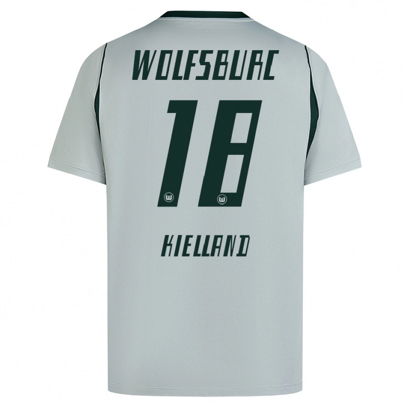 Danxen Damen Justine Kielland #18 Grau Grün Auswärtstrikot Trikot 2026/27 T-Shirt Schweiz