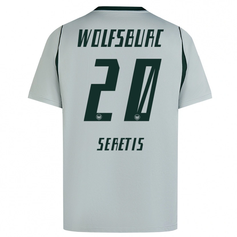 Danxen Damen Isaiah Seretis #20 Grau Grün Auswärtstrikot Trikot 2026/27 T-Shirt Schweiz
