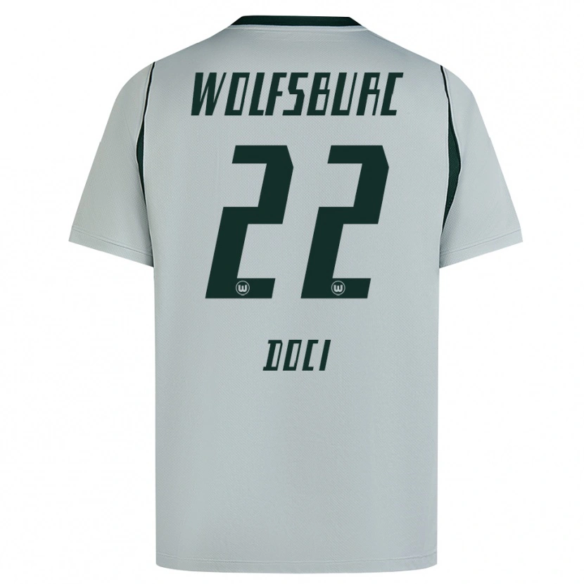 Danxen Damen Adrian Doci #22 Grau Grün Auswärtstrikot Trikot 2026/27 T-Shirt Schweiz