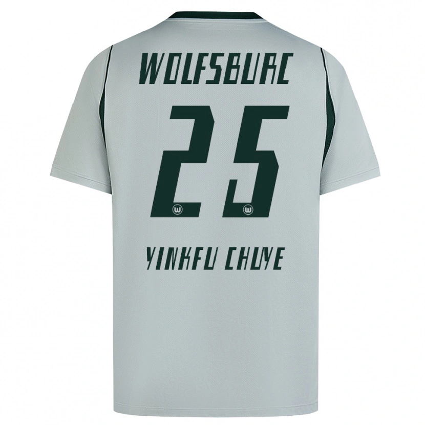 Danxen Damen Miguel Yinkfu Chuye #25 Grau Grün Auswärtstrikot Trikot 2026/27 T-Shirt Schweiz