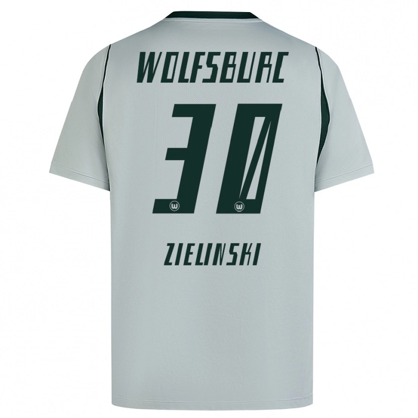 Danxen Damen Jakub Zielinski #30 Grau Grün Auswärtstrikot Trikot 2026/27 T-Shirt Schweiz