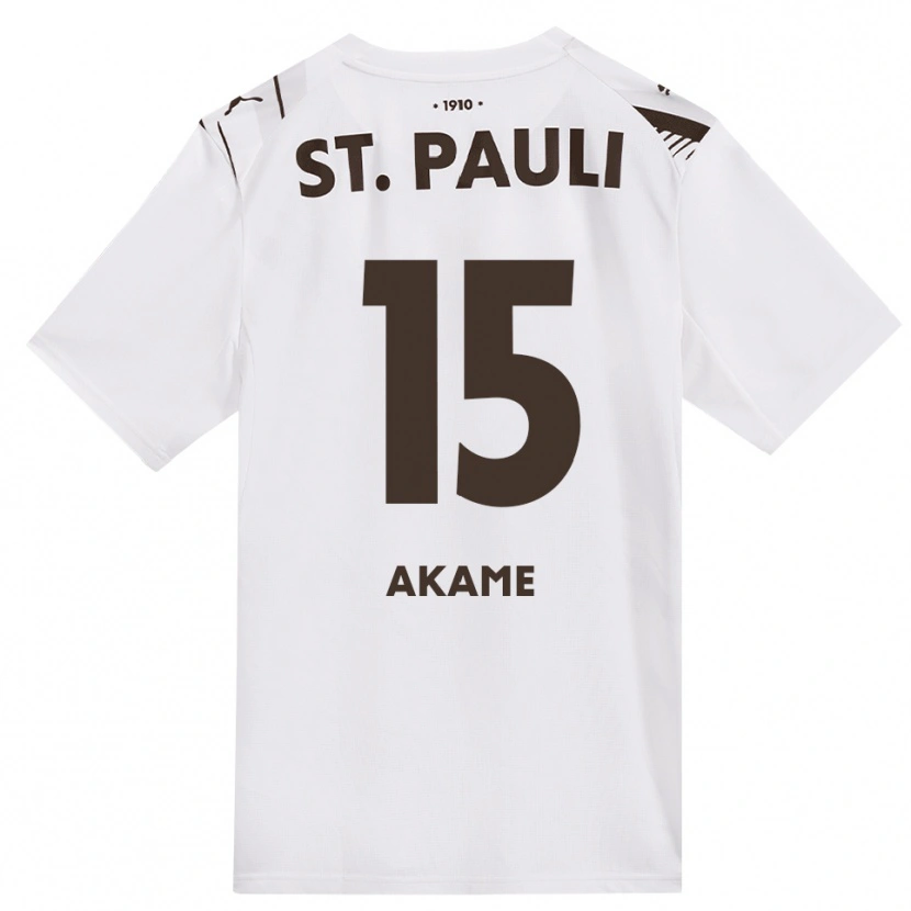Danxen Damen Kenzy-Baudry Akame #15 Kaffee Weiß Rot Auswärtstrikot Trikot 2026/27 T-Shirt Schweiz