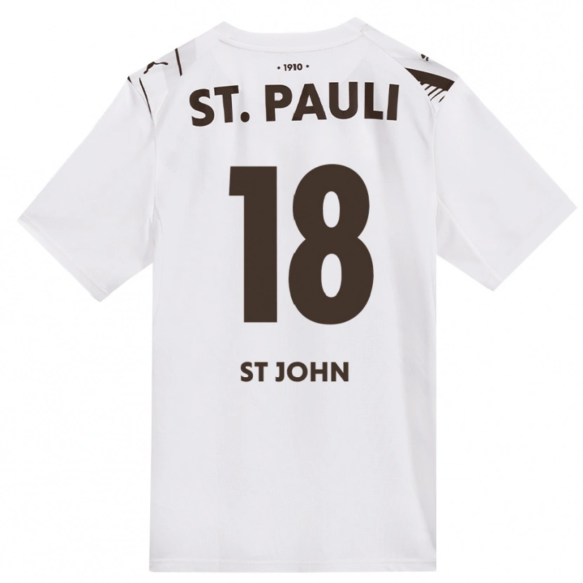 Danxen Damen Rawley St. John #18 Kaffee Weiß Rot Auswärtstrikot Trikot 2026/27 T-Shirt Schweiz