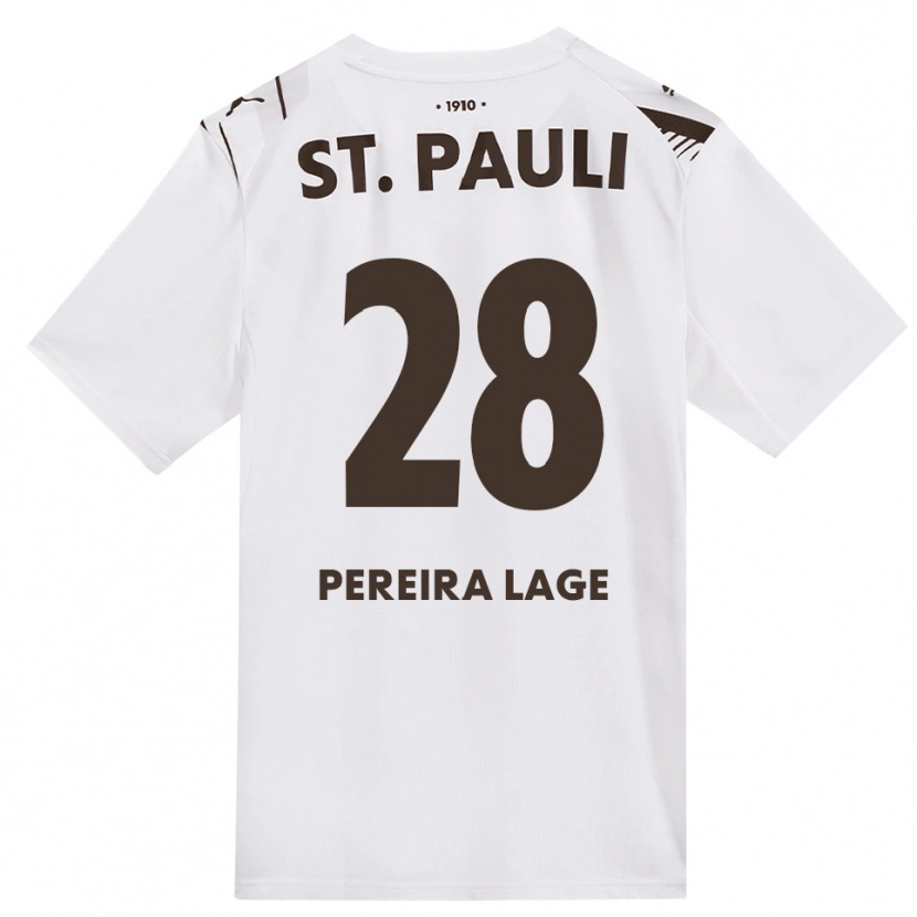 Danxen Damen Mathias Pereira Lage #28 Kaffee Weiß Rot Auswärtstrikot Trikot 2026/27 T-Shirt Schweiz