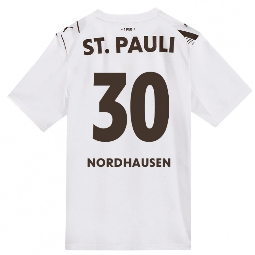 Danxen Damen Neele Nordhausen #30 Kaffee Weiß Rot Auswärtstrikot Trikot 2026/27 T-Shirt Schweiz