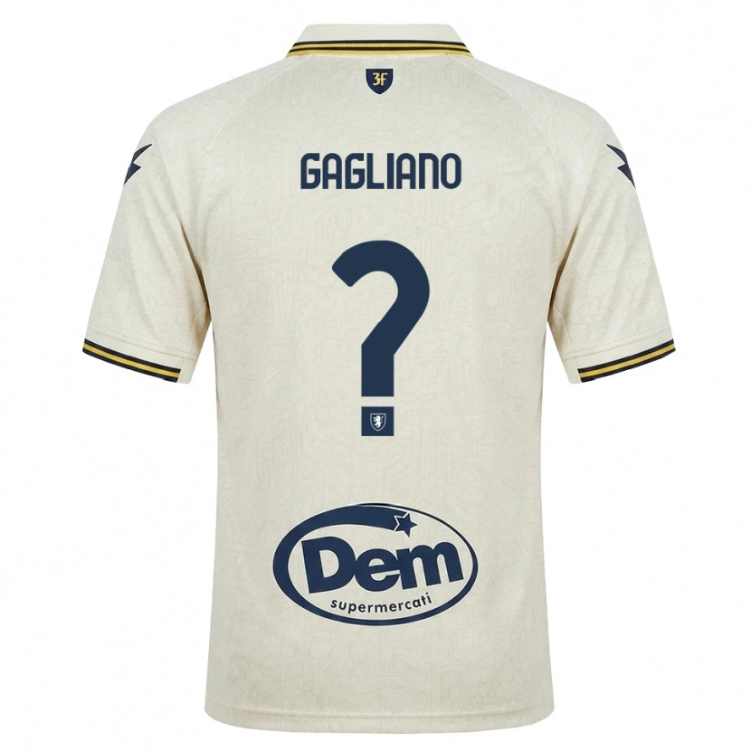 Danxen Damen Mattia Gagliano #0 Oldlace Gelb Schwarz Auswärtstrikot Trikot 2026/27 T-Shirt Schweiz