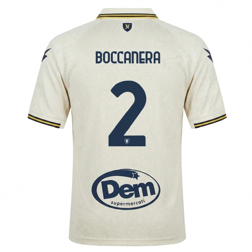 Danxen Damen Alessio Boccanera #2 Oldlace Gelb Schwarz Auswärtstrikot Trikot 2026/27 T-Shirt Schweiz