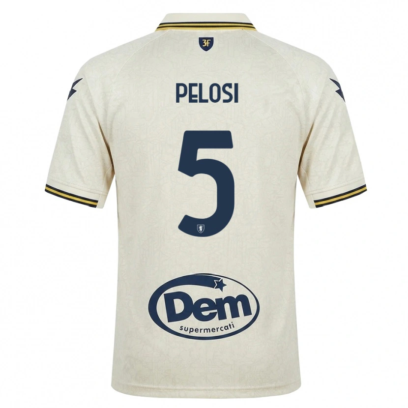 Danxen Damen Dario Pelosi #5 Oldlace Gelb Schwarz Auswärtstrikot Trikot 2026/27 T-Shirt Schweiz