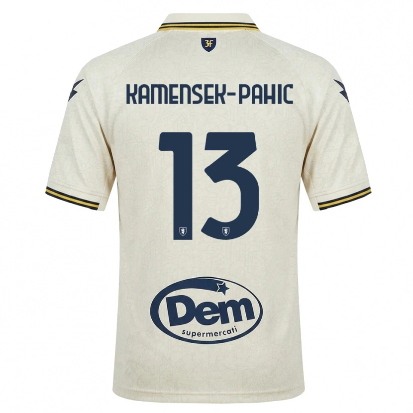 Danxen Damen Matjaz Kamensek-Pahic #13 Oldlace Gelb Schwarz Auswärtstrikot Trikot 2026/27 T-Shirt Schweiz