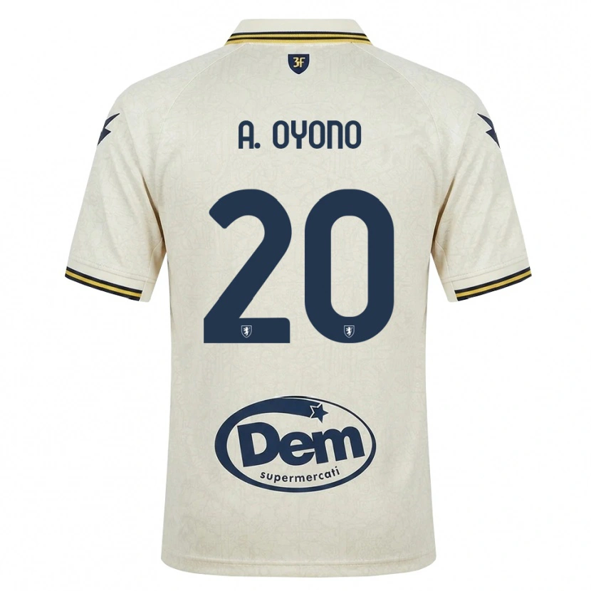 Danxen Damen Anthony Oyono #20 Oldlace Gelb Schwarz Auswärtstrikot Trikot 2026/27 T-Shirt Schweiz