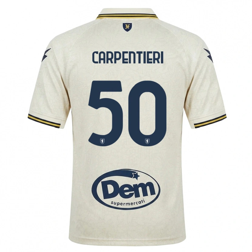 Danxen Damen Christian Carpentieri #50 Oldlace Gelb Schwarz Auswärtstrikot Trikot 2026/27 T-Shirt Schweiz