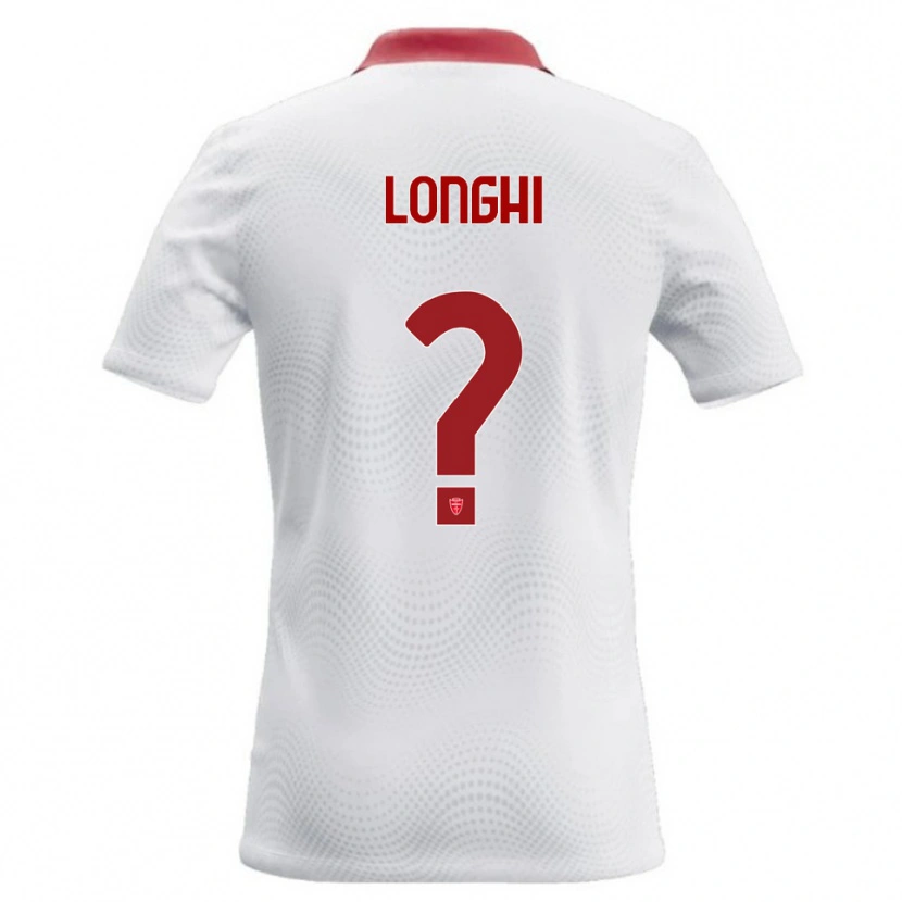 Danxen Damen Simone Longhi #0 Weiß Rot Auswärtstrikot Trikot 2026/27 T-Shirt Schweiz