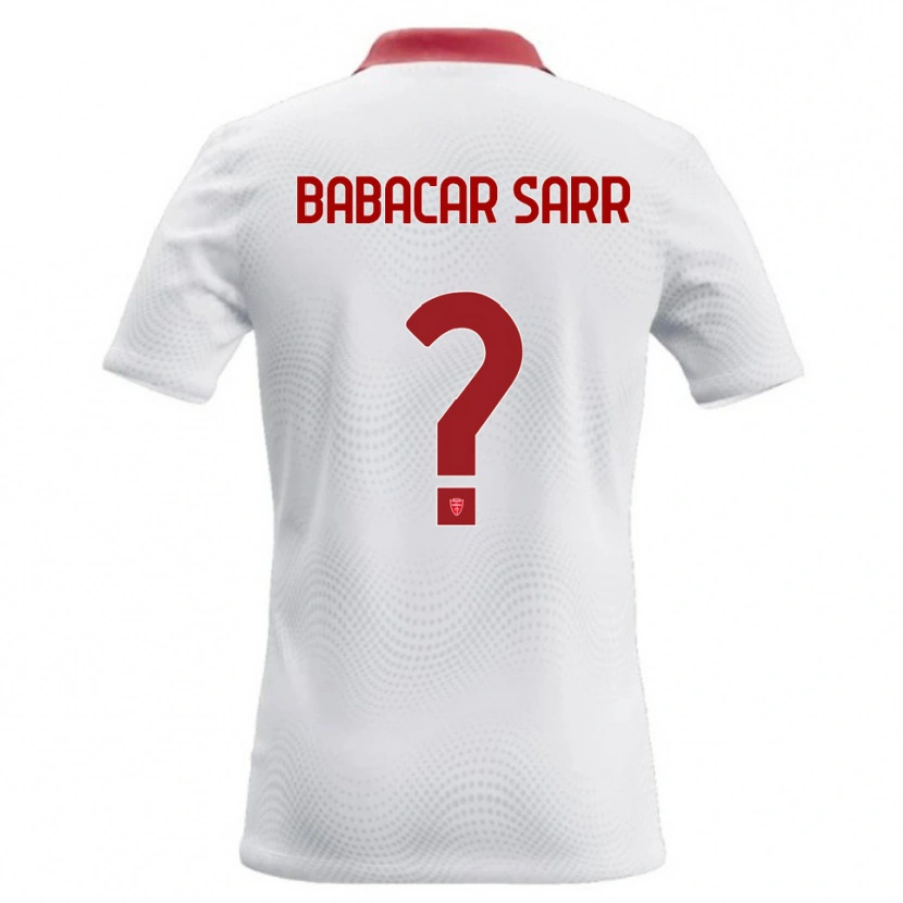 Danxen Damen Pietro Babacar Sarr #0 Weiß Rot Auswärtstrikot Trikot 2026/27 T-Shirt Schweiz
